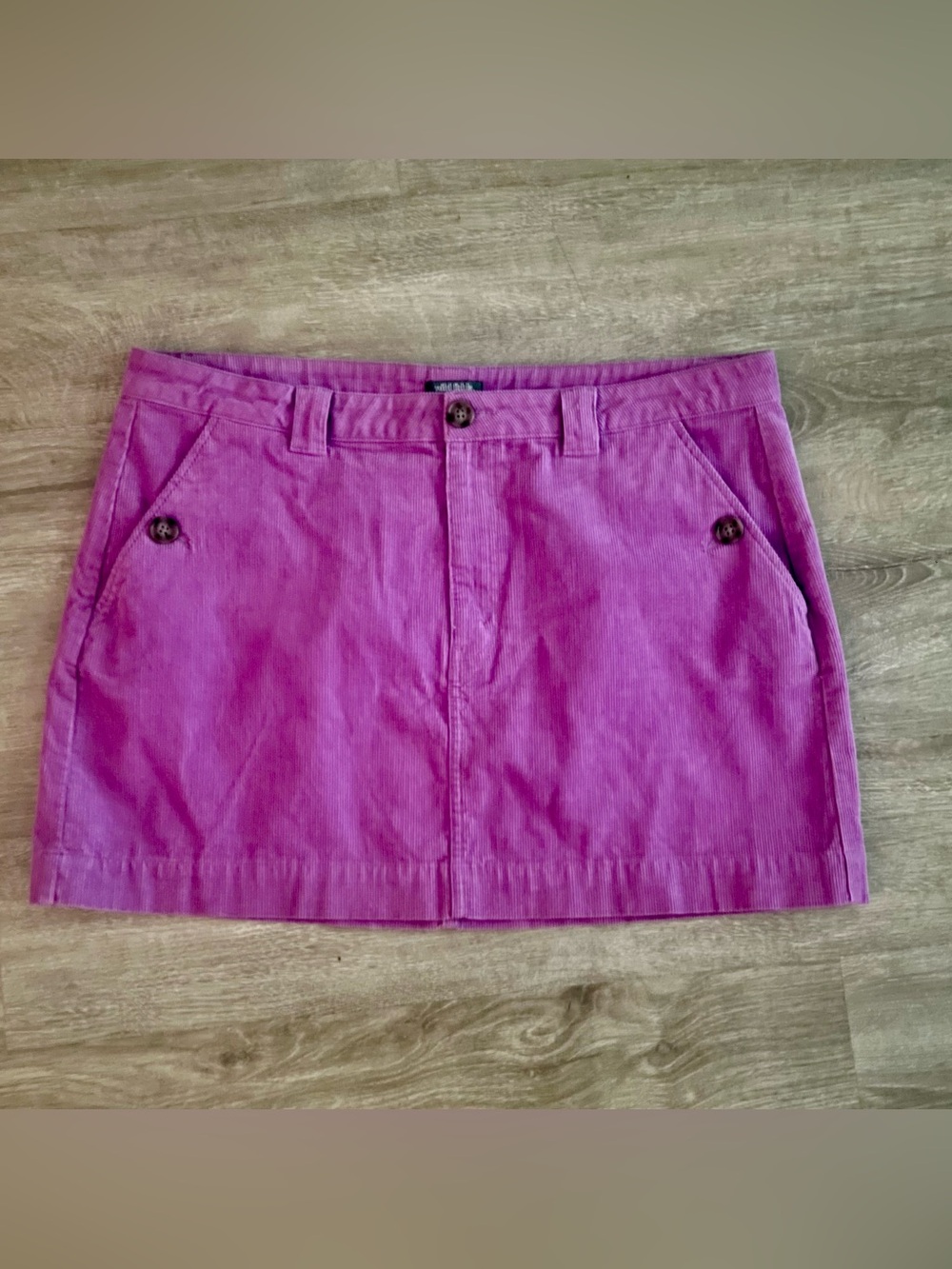 Wild Fable Plus Size 18 Purple Corduroy Mini Skirt High Waist Pockets Ribbed